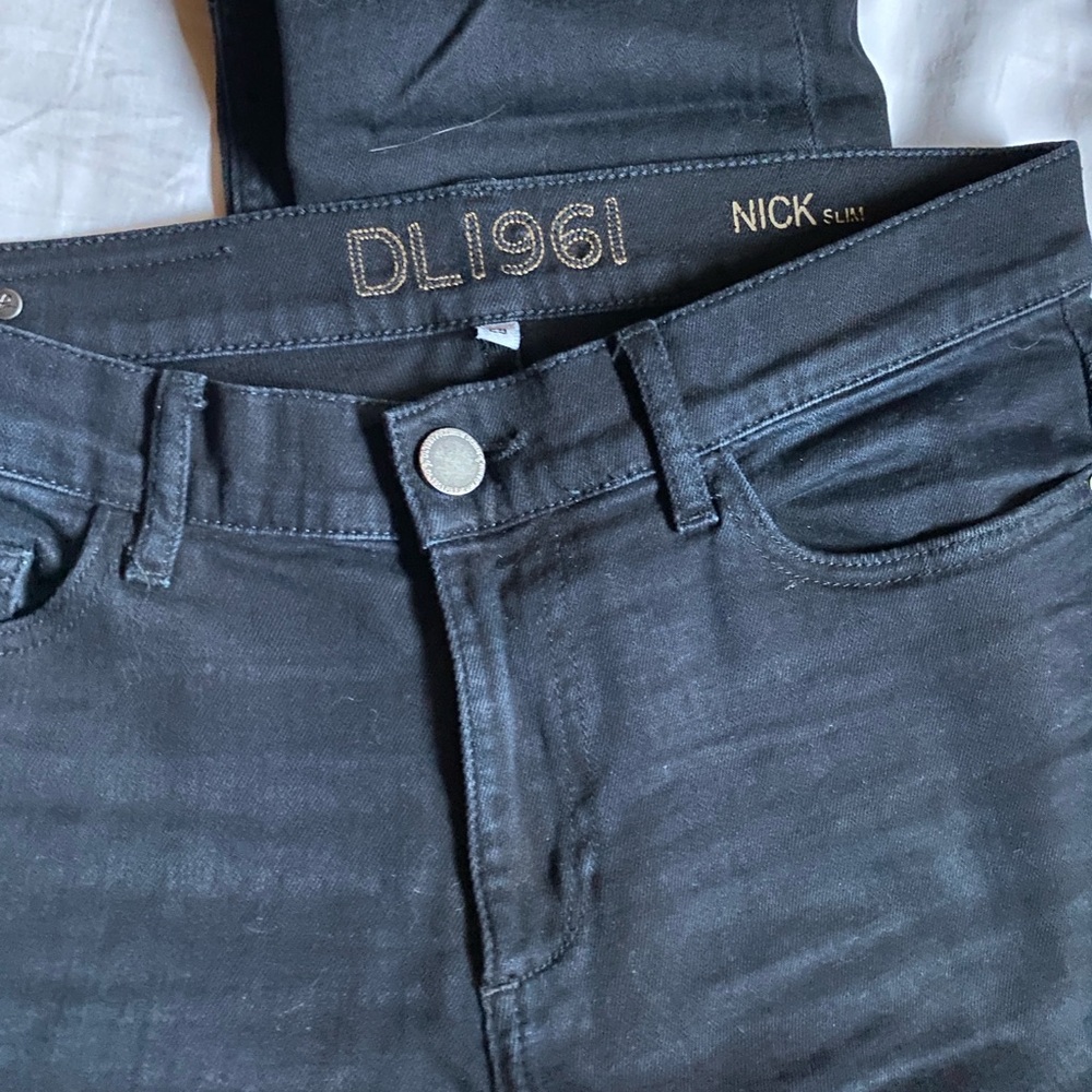 DL1961 Black Slim Jeans Modern Fit